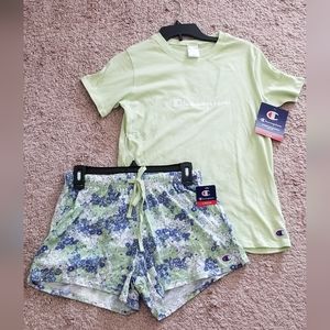 Champion Light Green Pajama Set